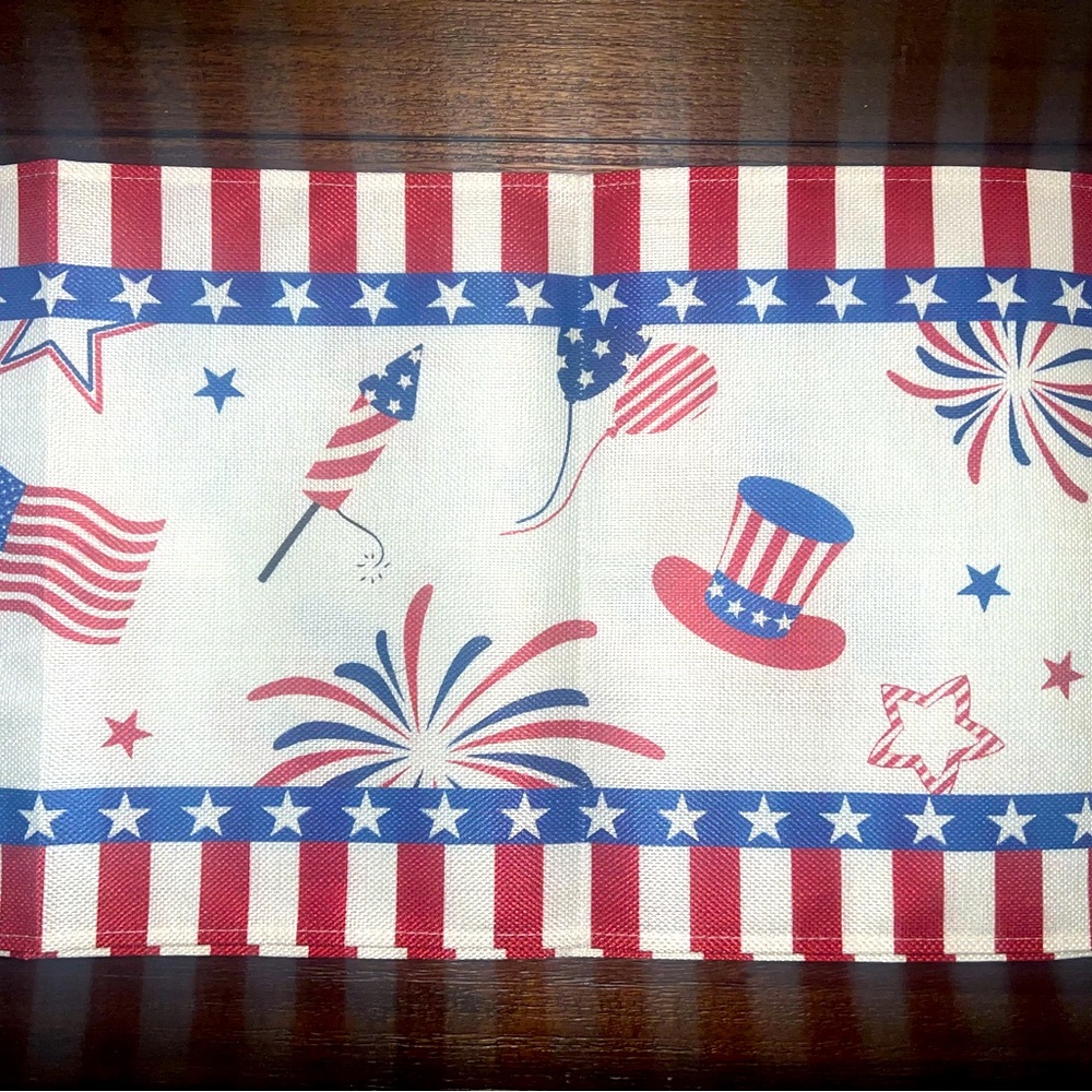 Patriotic Themed Table Runner